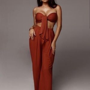 JLUXLABEL Tory Set in RUST -small